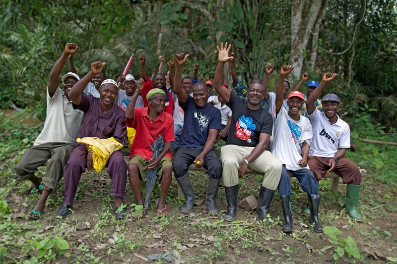 Colanötsbönder i Sierra Leone