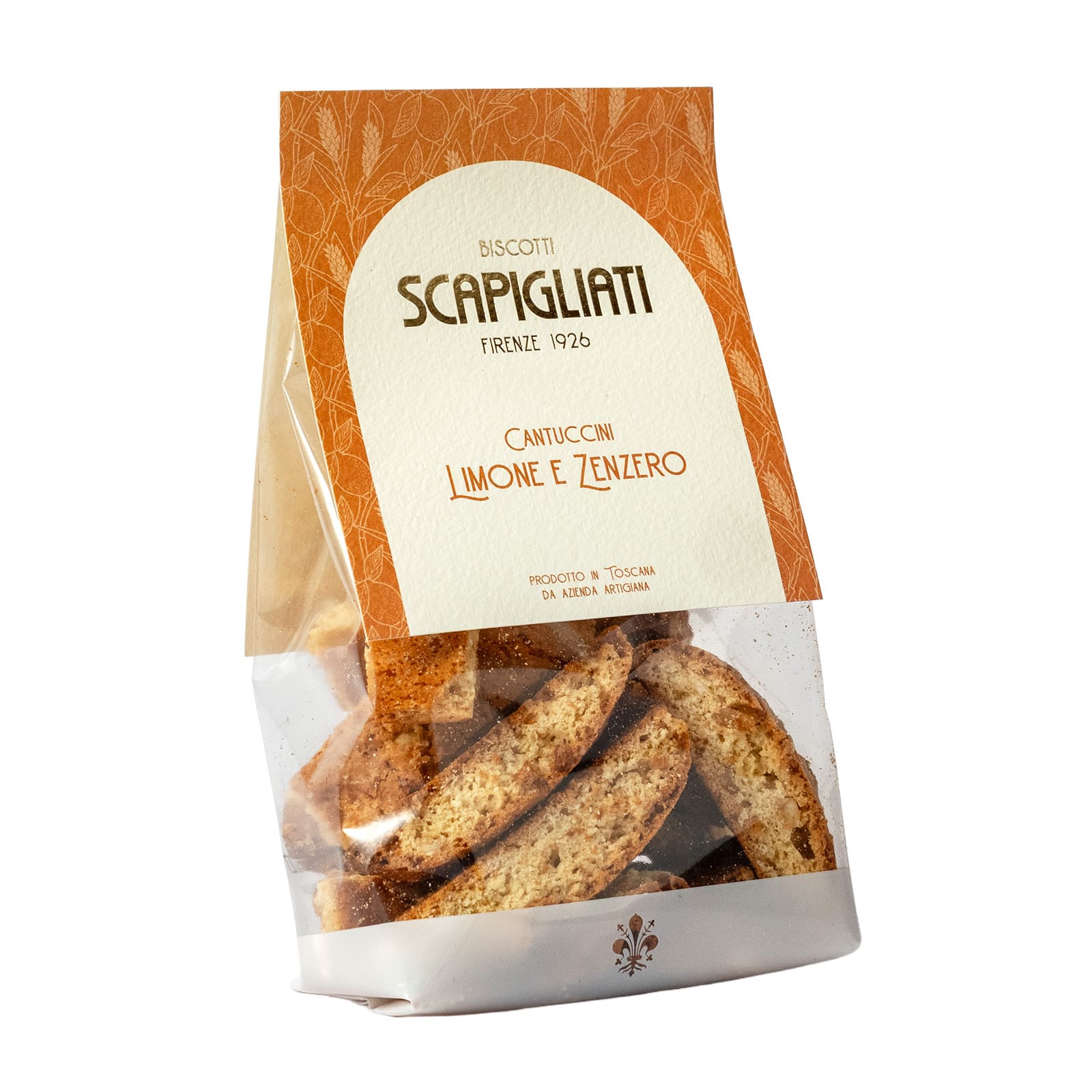 Cantuccini med citron och ingefära