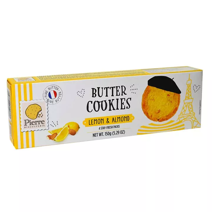 Bild på Shortbread med citron & mandel – 150g