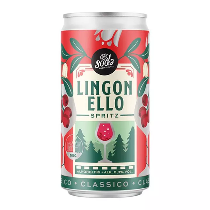 Bild på Mocktail Lingonello spritz – 25cl