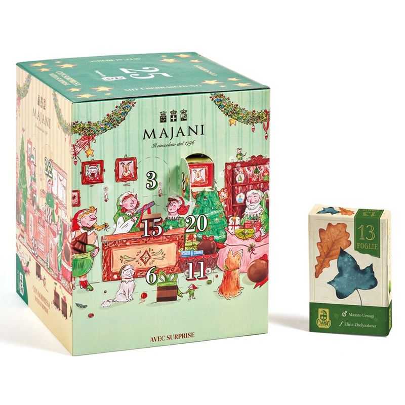 Julkalender med nougat & choklad