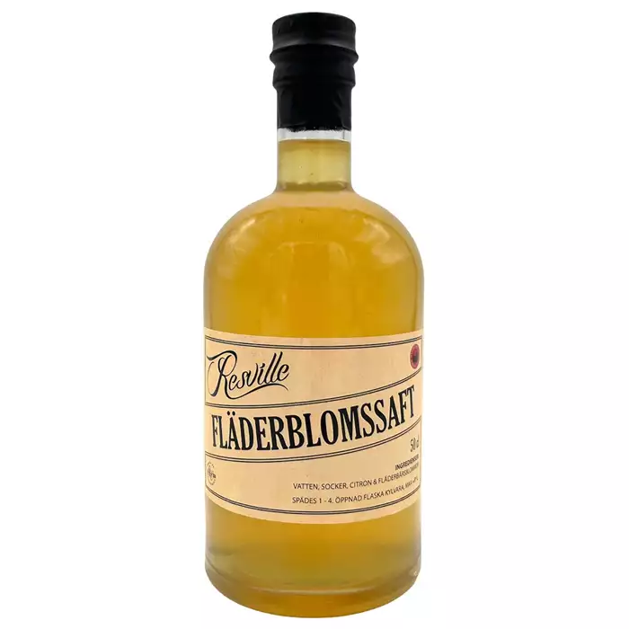 Bild på Kallpressad fläderblomssaft – 50cl