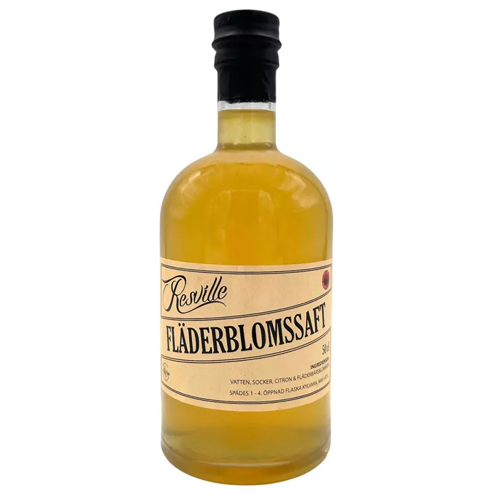 Bild på Kallpressad fläderblomssaft – 50cl