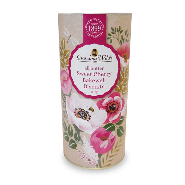 Smörkakor med körsbär & mandel i Botanical-tub – 150g