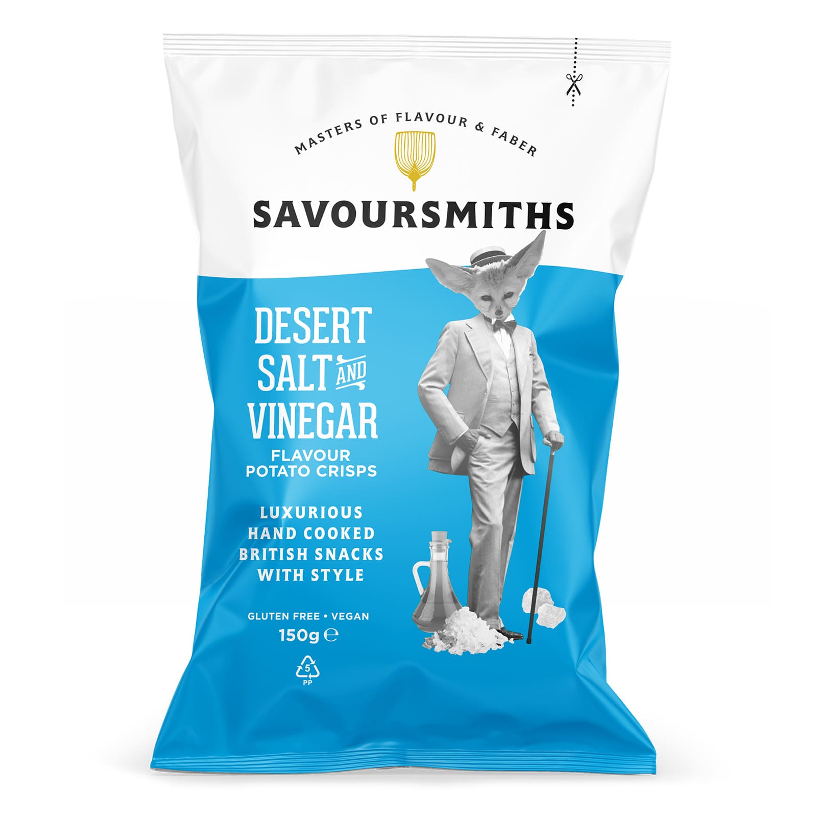 Ökensalt- & vinägerchips – 150g