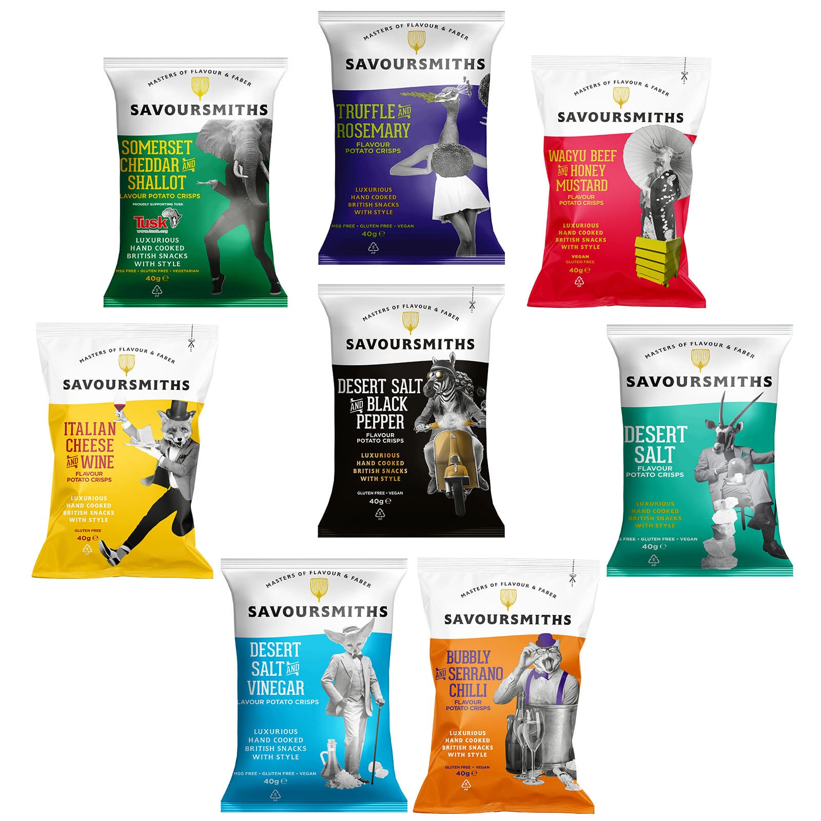 Savoursmiths chips – taster pack
