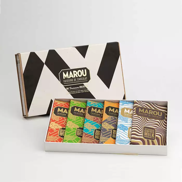 Bild på Marou chokladpaket - 6x80g