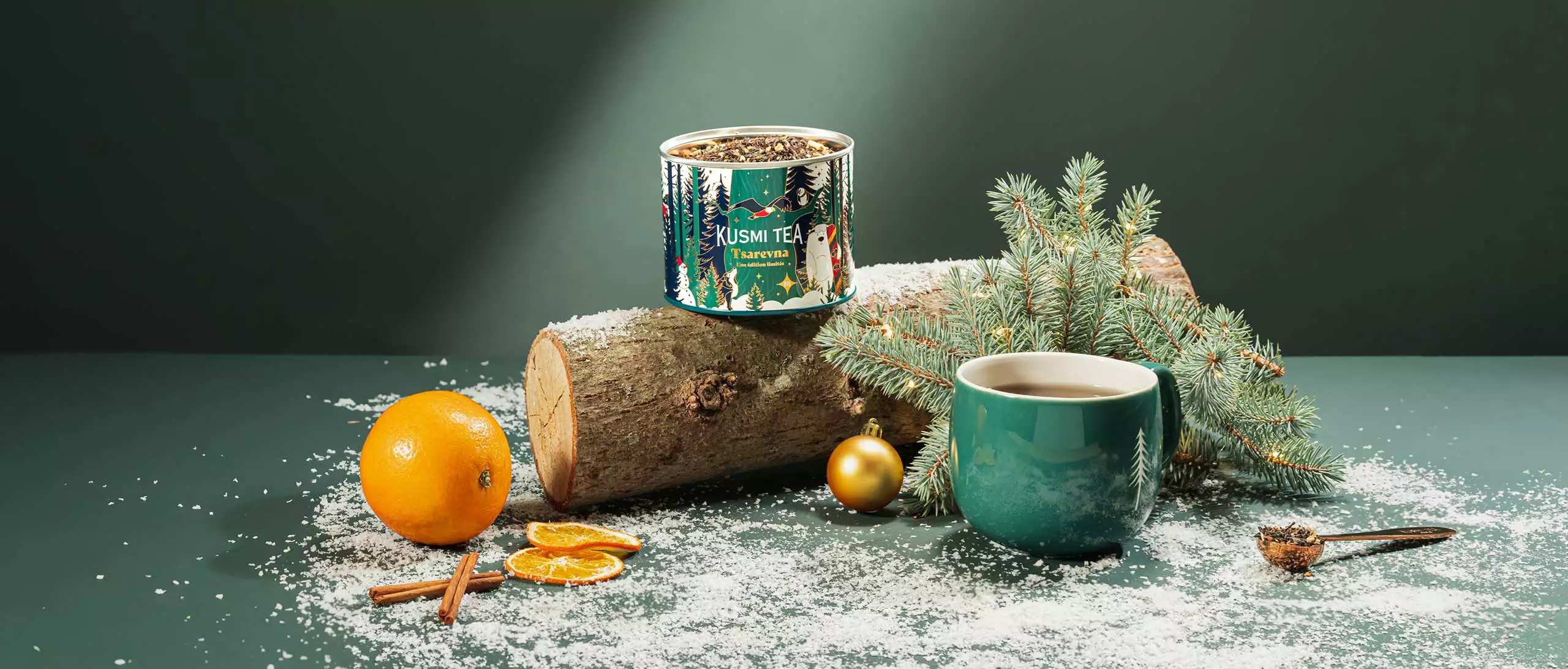 En snöig jul med Kusmi Tea