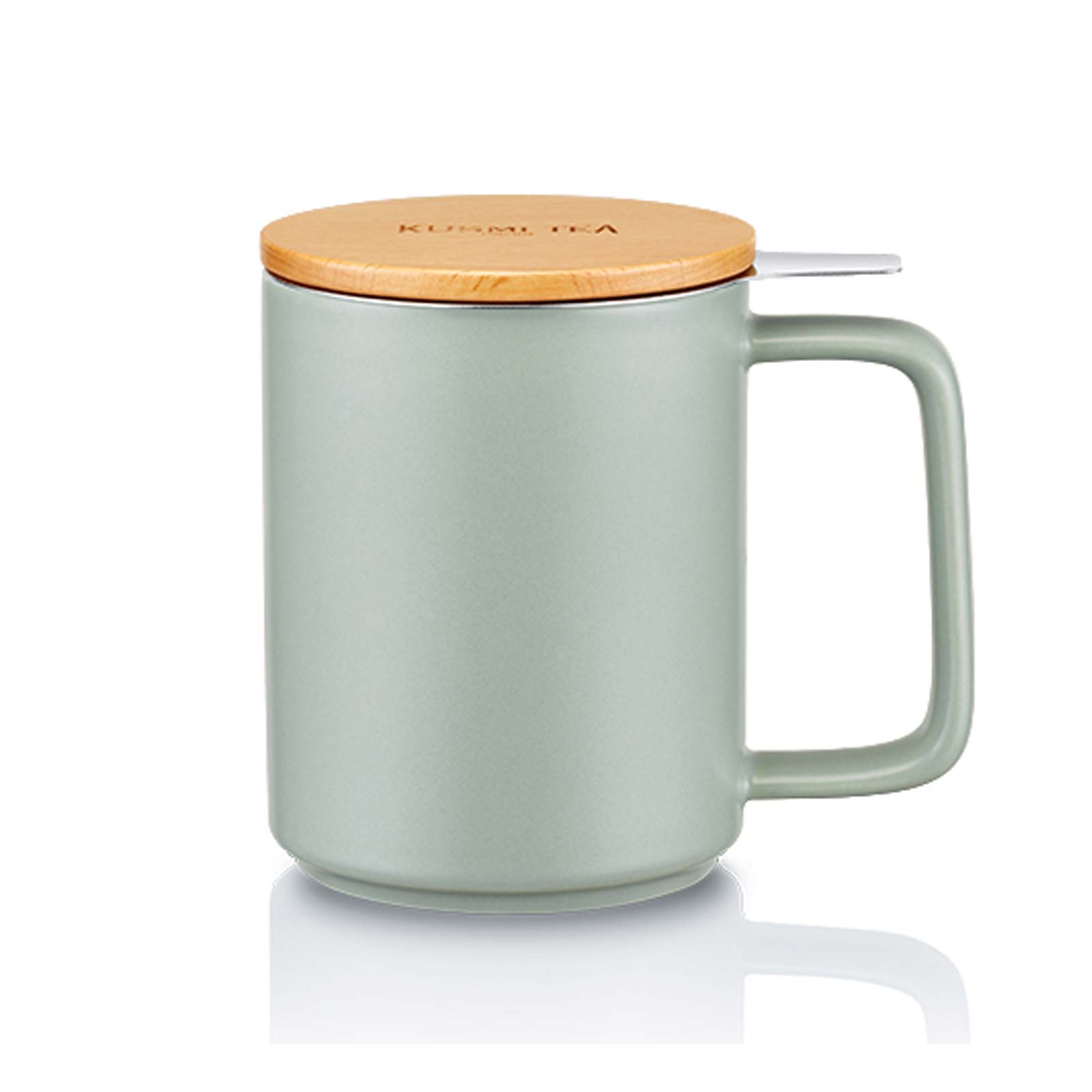 Salviagrön temugg med filter