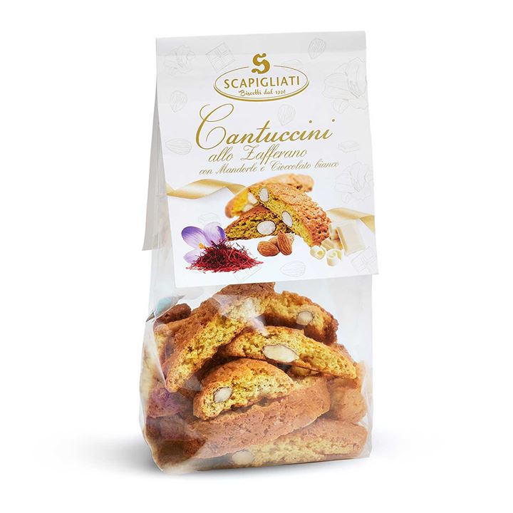 Bild på Saffranscantuccini med mandel och vit choklad