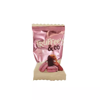 Tryffel hallonmacaron flowpack