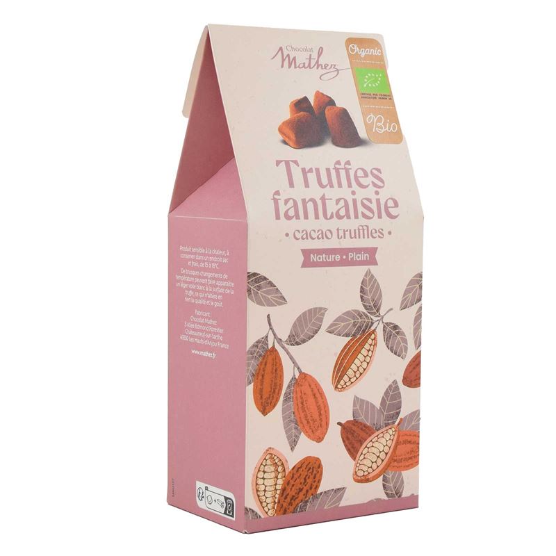 Ekologisk chokladtryffel naturell