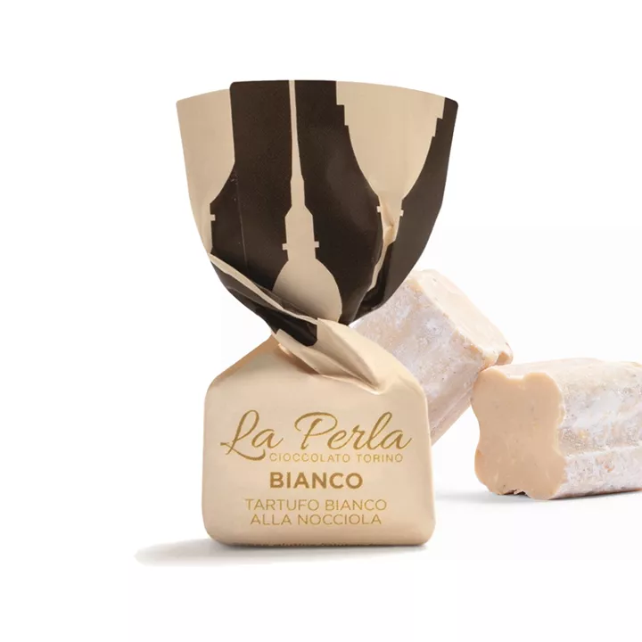 Bild på Vit chokladtryffel med hasselnötter