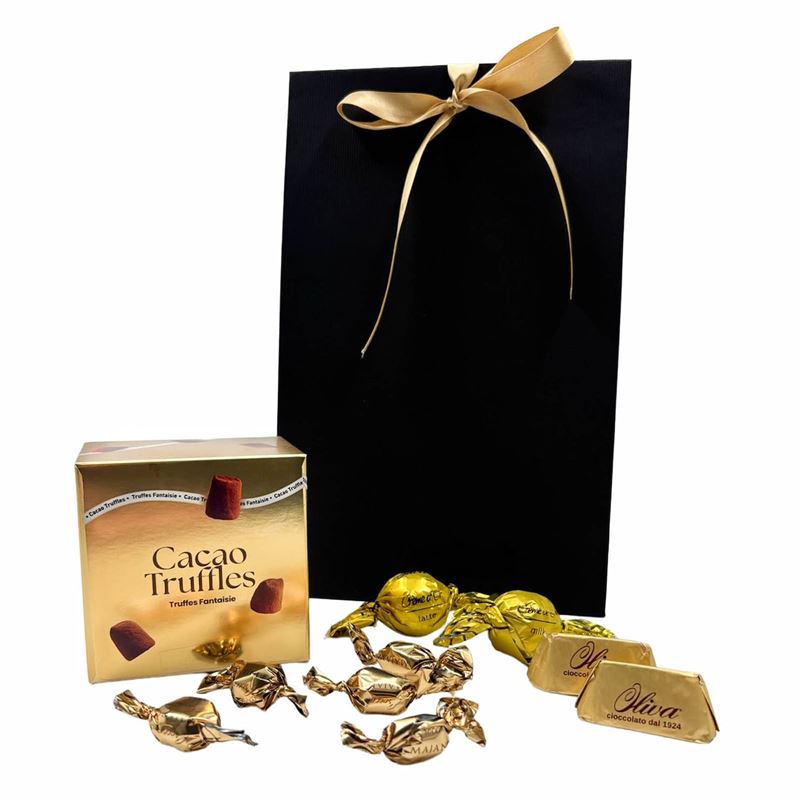 Guldpaket – Presentpåse mellan