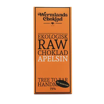 Rawchoklad apelsin & nibs 73%