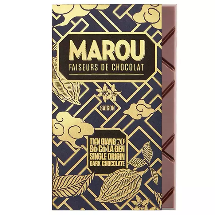Bild på Tien Giang 70% mörk choklad – 80g