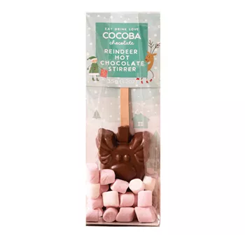 Chokladpinne ren med marshmallows
