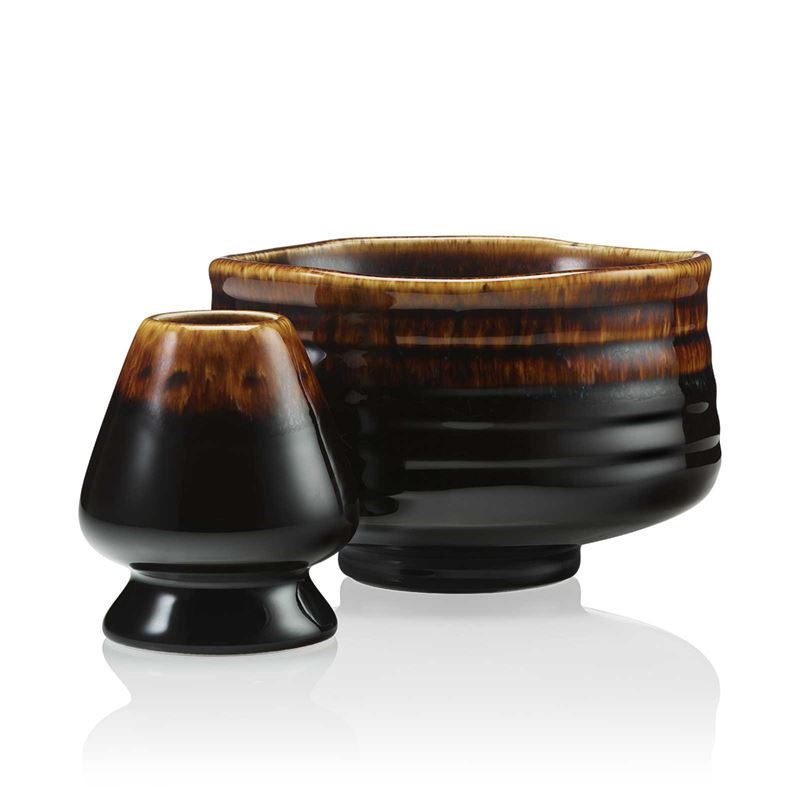 Brunt Matcha Skål-Kit