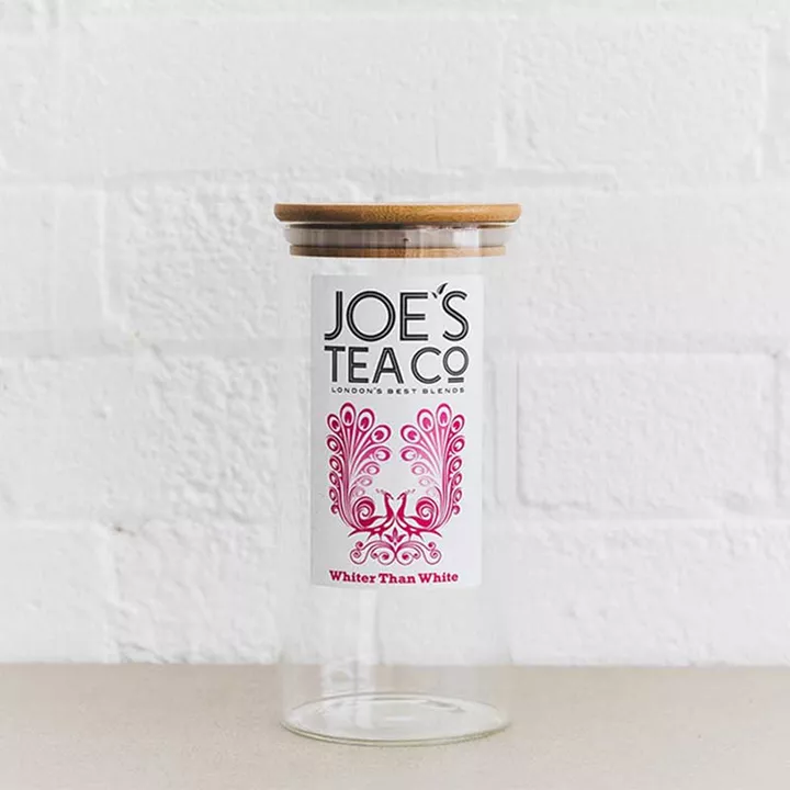 Bild på Tom glasburk för Whiter Than White-teet