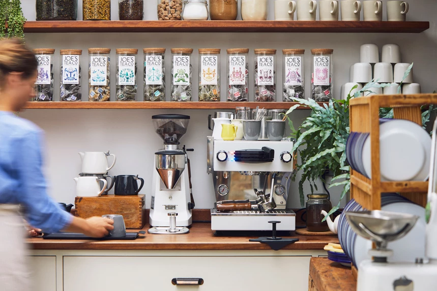 Teer för serveringar