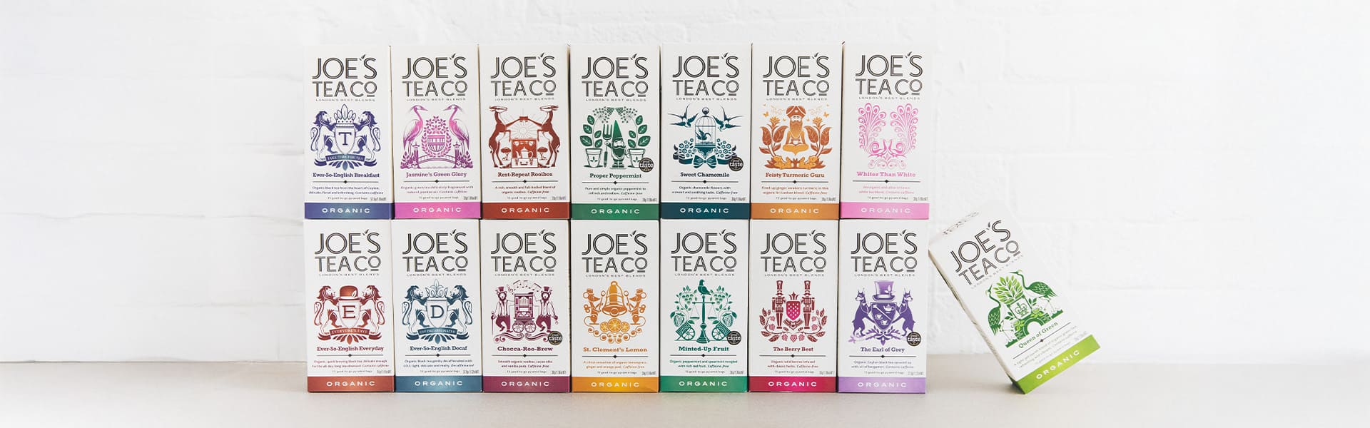 Upptäck Joe´s Teas sortiment