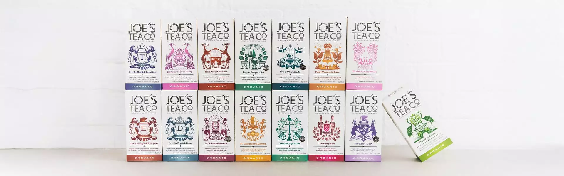 Upptäck Joe´s Teas sortiment