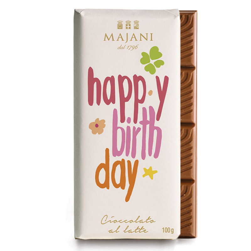 Mjölkchoklad Happy Birthday – 100g
