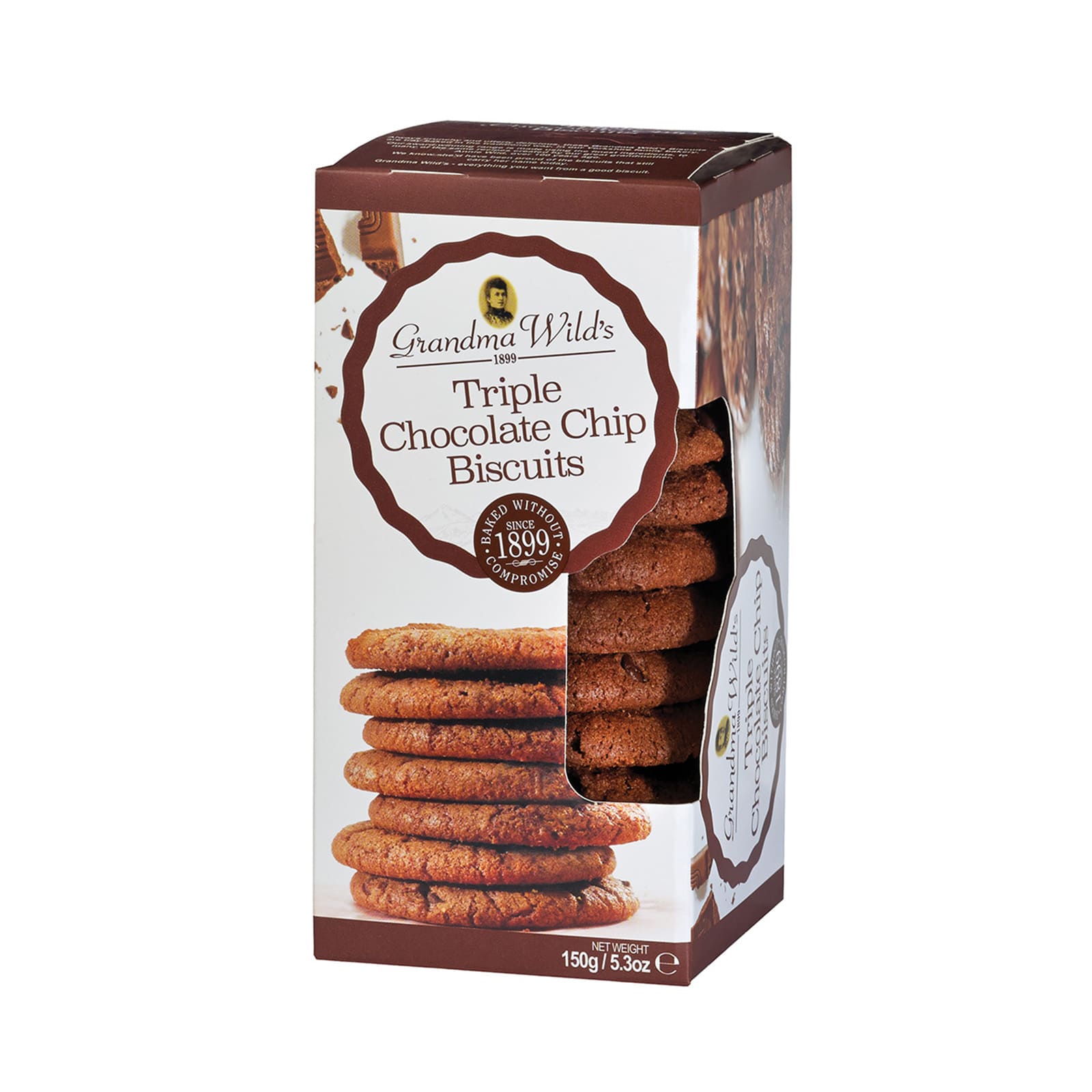 Kakor med triple chocolate chip – 150g