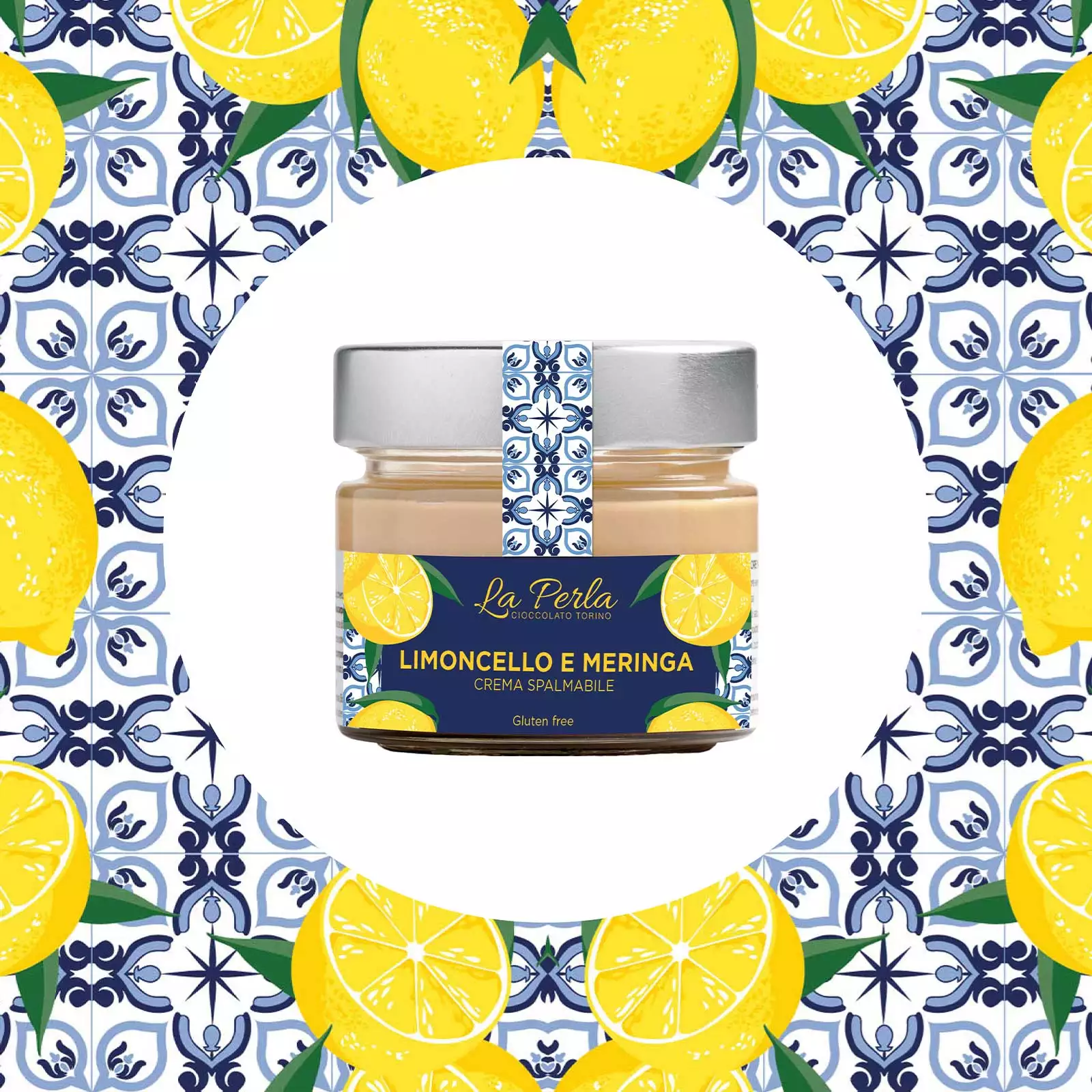 Limoncellocréme med mandel och maräng