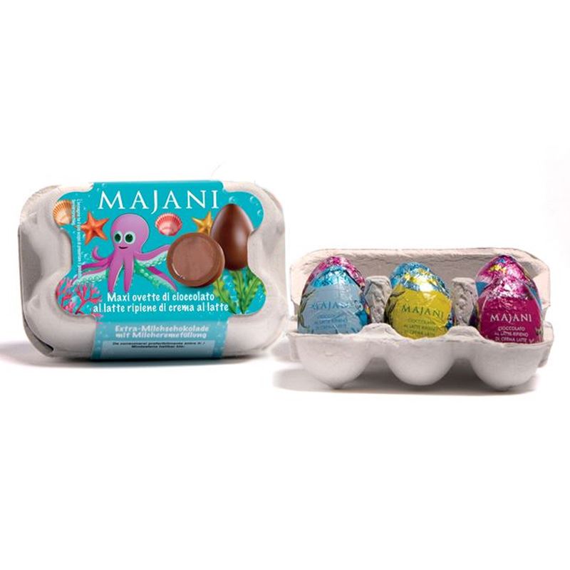 Mjölkchokladask – äggtråg med bläckfiskmotiv