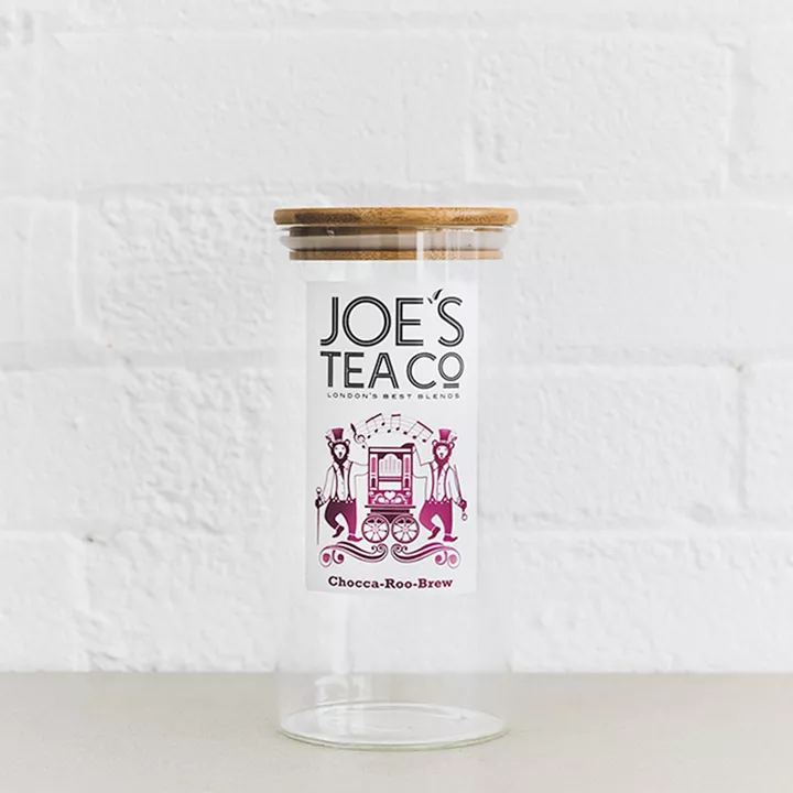 Bild på Tom glasburk för Chocca Roo Brew-teet