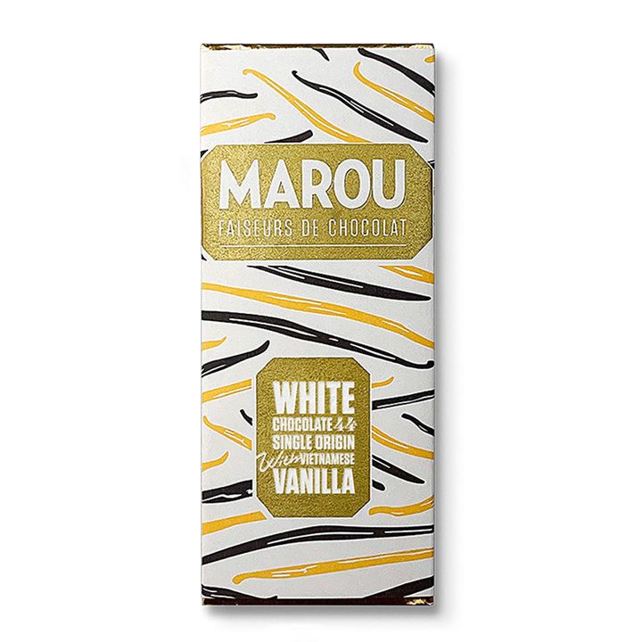 Bild på Vit choklad med vietnamesisk vanilj 24g – 44%