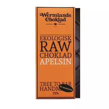73% mörk choklad med apelsin & nibs