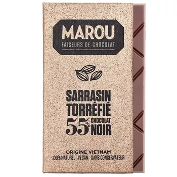 Sarrasin 55% mörk choklad — 80g