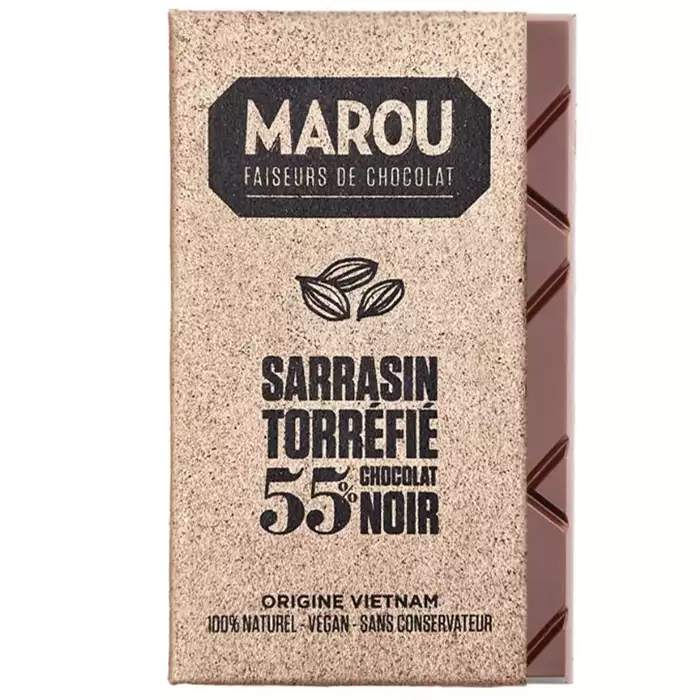 Bild på Sarrasin 55% mörk choklad – 80g