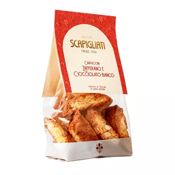 Saffranscantuccini med mandel & vit choklad