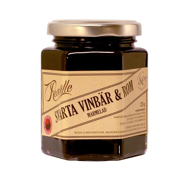 Marmelad med svarta vinbär & rom