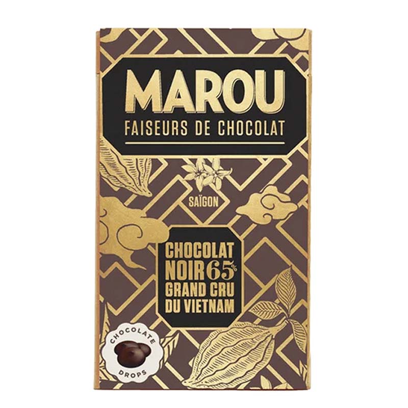 65% mörka chokladdroppar i presentask – 160g