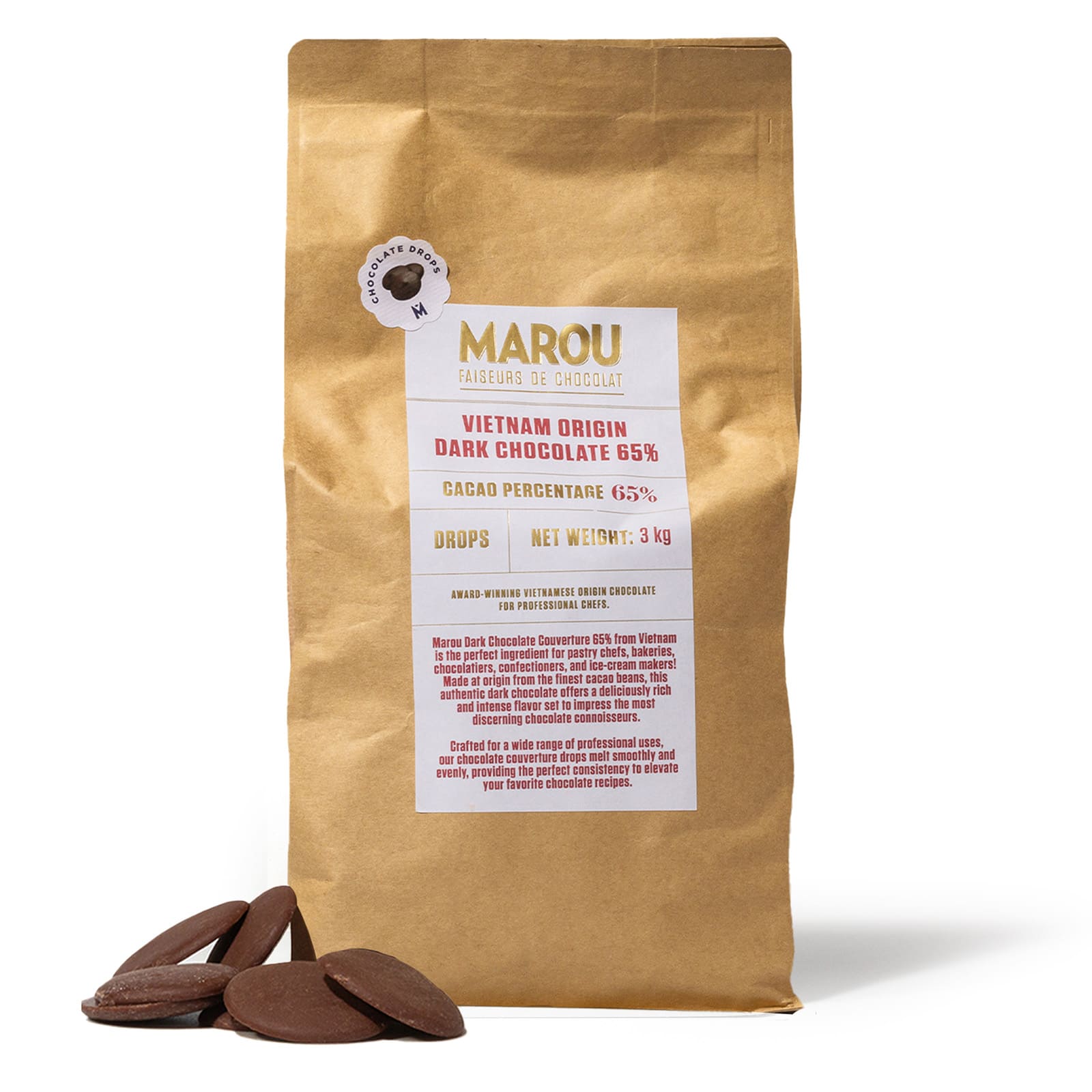 65% mörk choklad couvertyr – 3kg