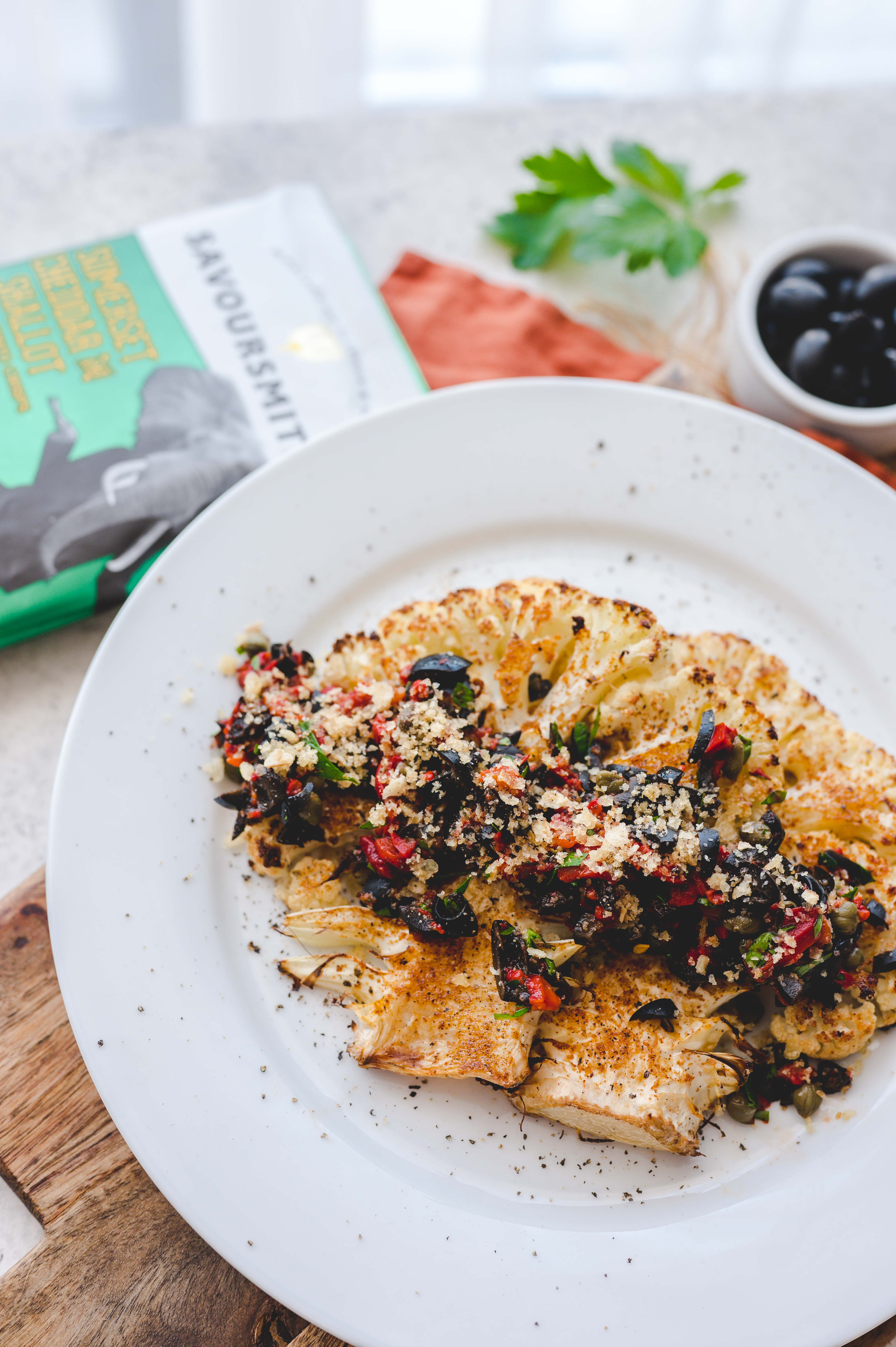 Rostade blomkålsbiffar