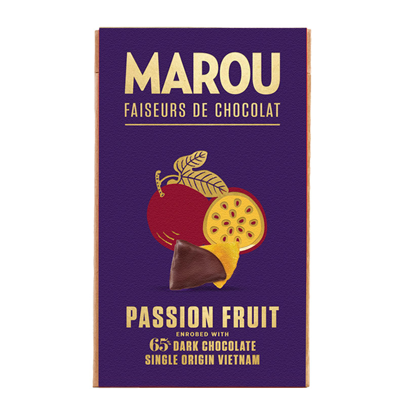Bild på Chokladdoppad passionsfrukt – 65% mörk choklad