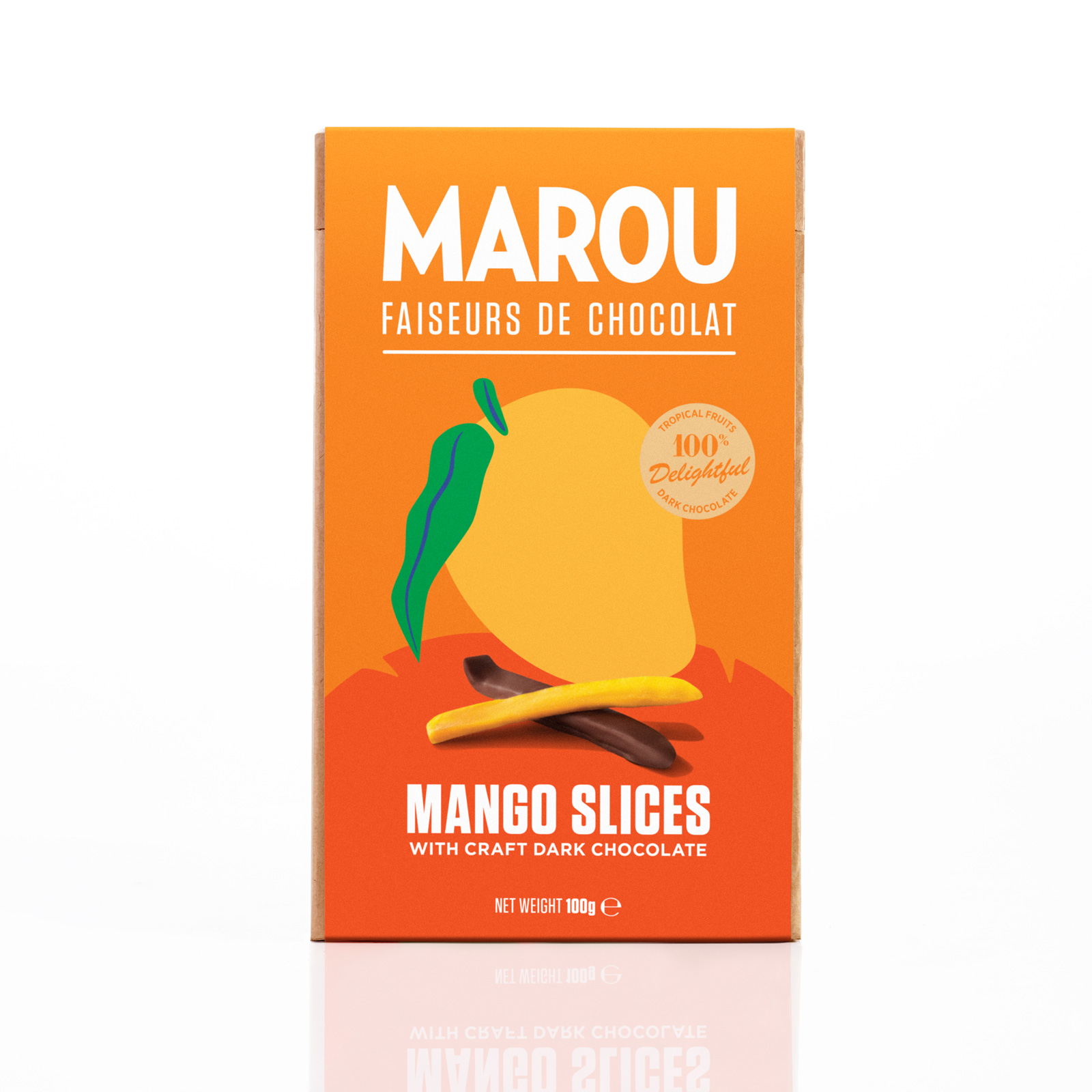 Chokladdoppad mango – mörk choklad 65%