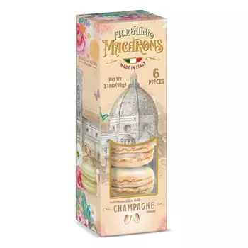 Italienska macarons med champagne