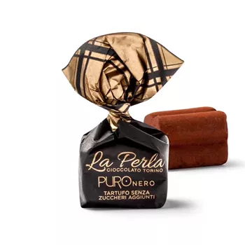 Mörk chokladtryffel med hasselnötter - sockerfri