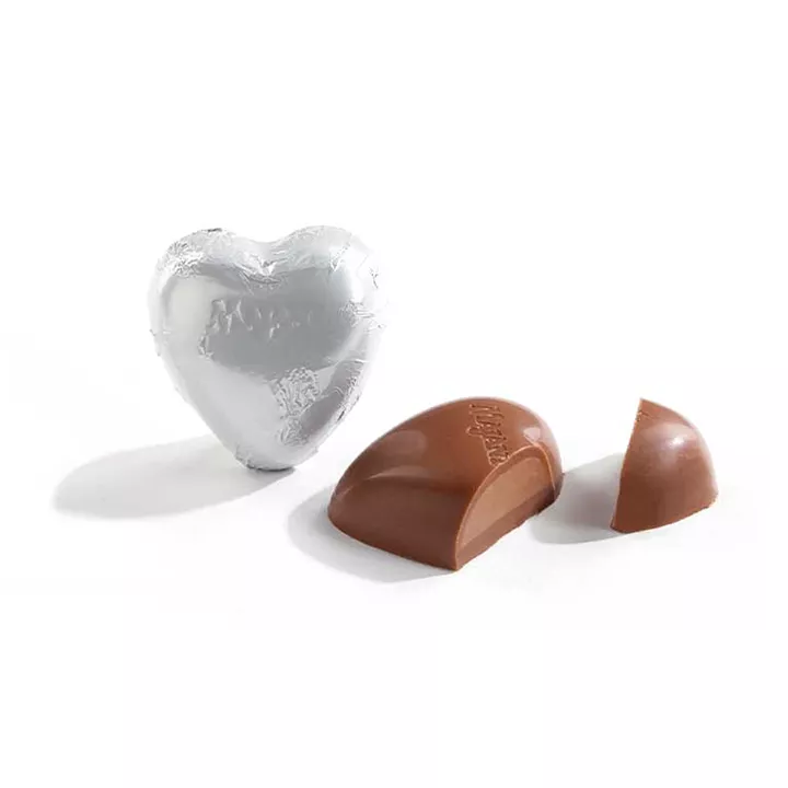 Bild på Mjölkchokladhjärta nougat 15g