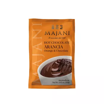 Varm mörk choklad med apelsin