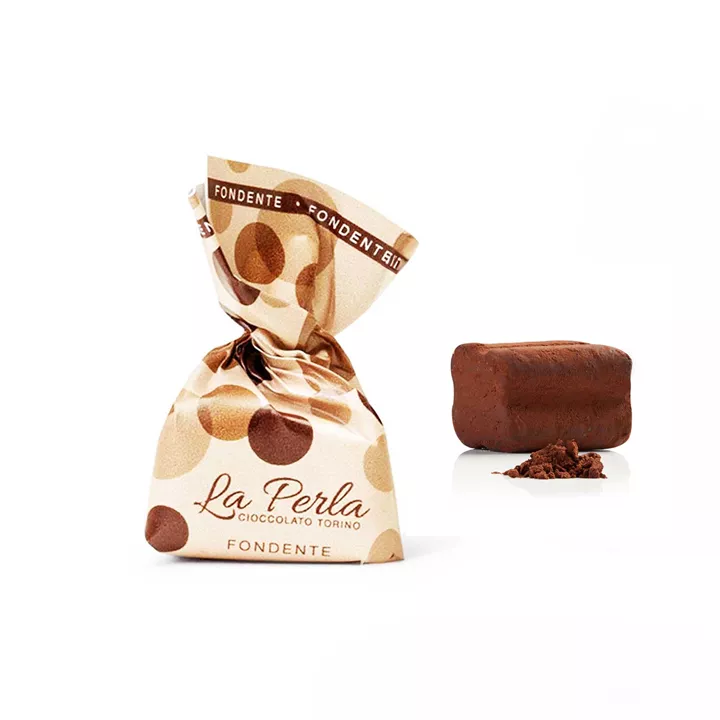 Bild på Mörk mini chokladtryffel med hasselnöt