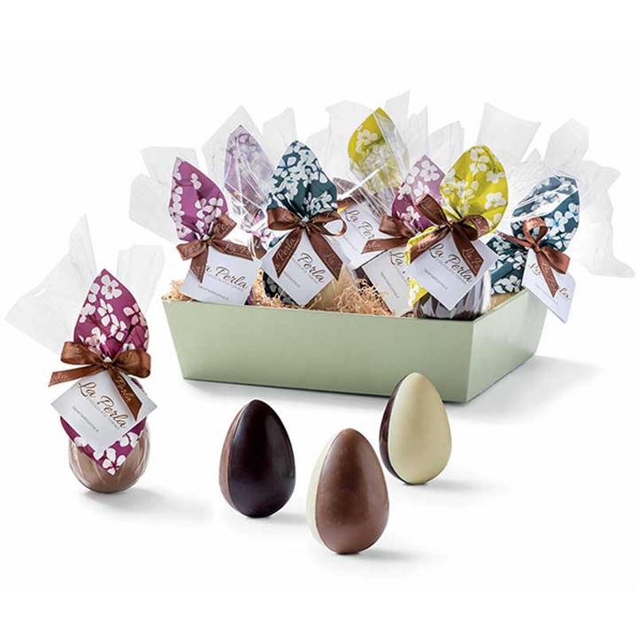 Bild på Mix Chokladägg – Mjölk-, Mörk och Vit choklad