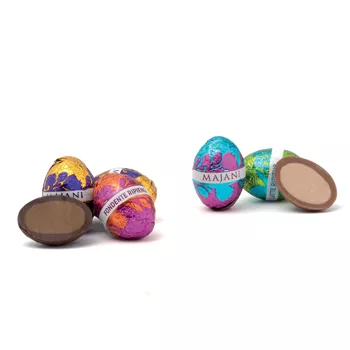 Chokladägg mix – mjölk- & mörk choklad 7g