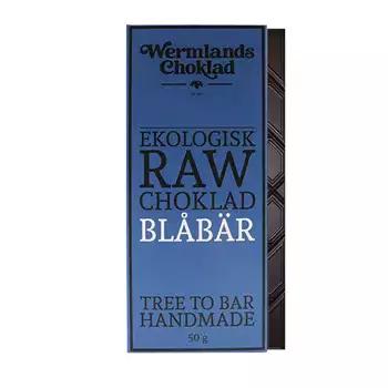 73% mörk choklad med blåbär